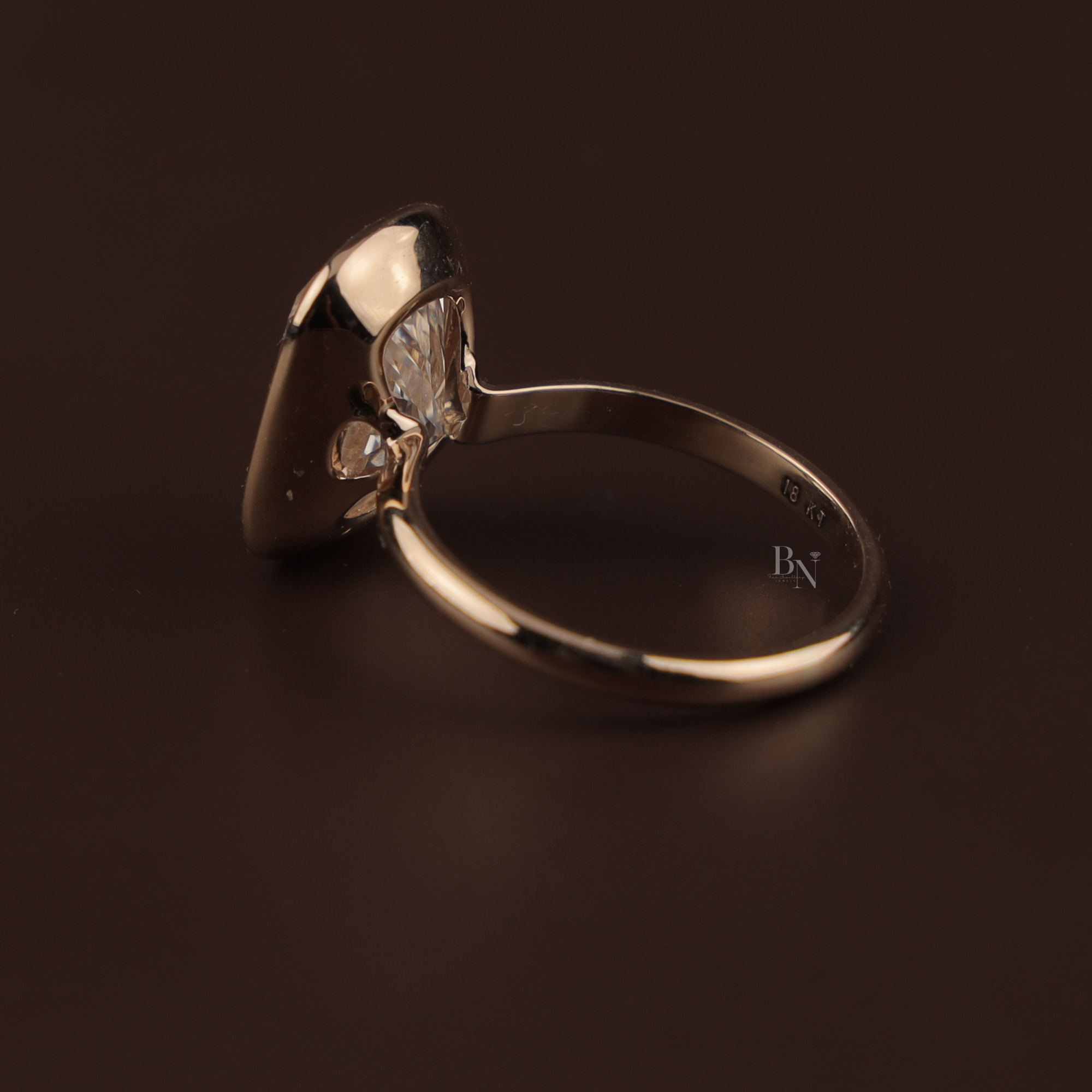 7ct Cushion Lab Grown Diamond Engagement Ring | Modern Bezel Set Ring | 14K Yellow Gold Solitaire | IGI Certified | Statement Bridal Ring