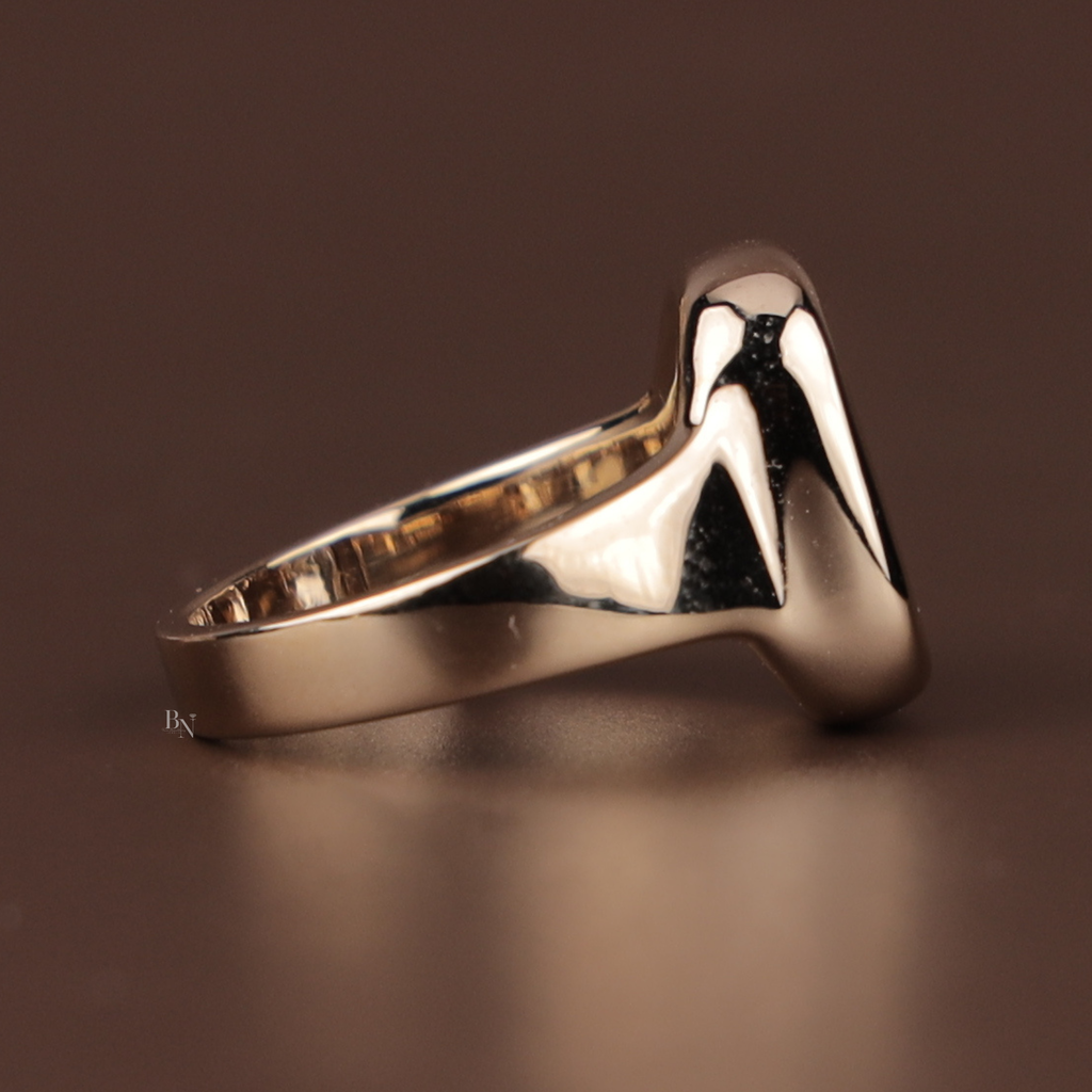 2.0ct Radiant Cut Lab Grown Diamond Engagement Ring | 14K Yellow Gold Bezel Set Signet Ring | Modern Statement Bridal Band | IGI Certified