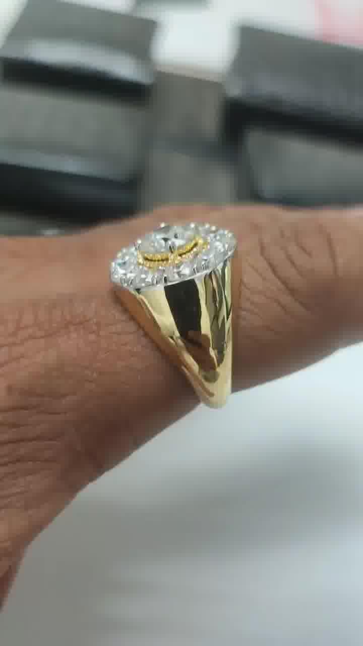 2 Carat Lab Grown Solitaire Diamond Ring - Round Cut D VVS2 ,IGI Certified 14K Solid Gold Engagement Ring – Luxury Wedding Band for Him/ Her