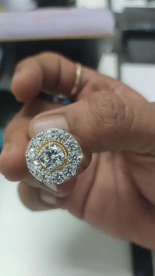 2 Carat Lab Grown Solitaire Diamond Ring - Round Cut D VVS2 ,IGI Certified 14K Solid Gold Engagement Ring – Luxury Wedding Band for Him/ Her