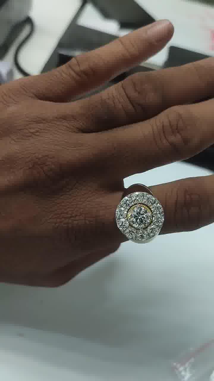 2 Carat Lab Grown Solitaire Diamond Ring - Round Cut D VVS2 ,IGI Certified 14K Solid Gold Engagement Ring – Luxury Wedding Band for Him/ Her