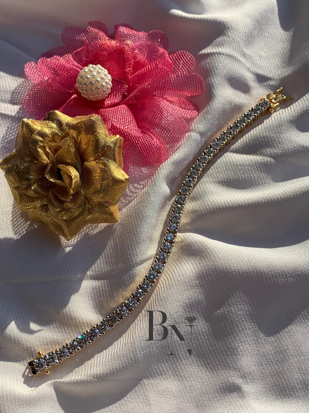 10 Carat Diamond Tennis Bracelet 14k Gold | IGI Certified Lab Diamond | Classic Bridal Wedding Bracelet | Anniversary Gift for Wife