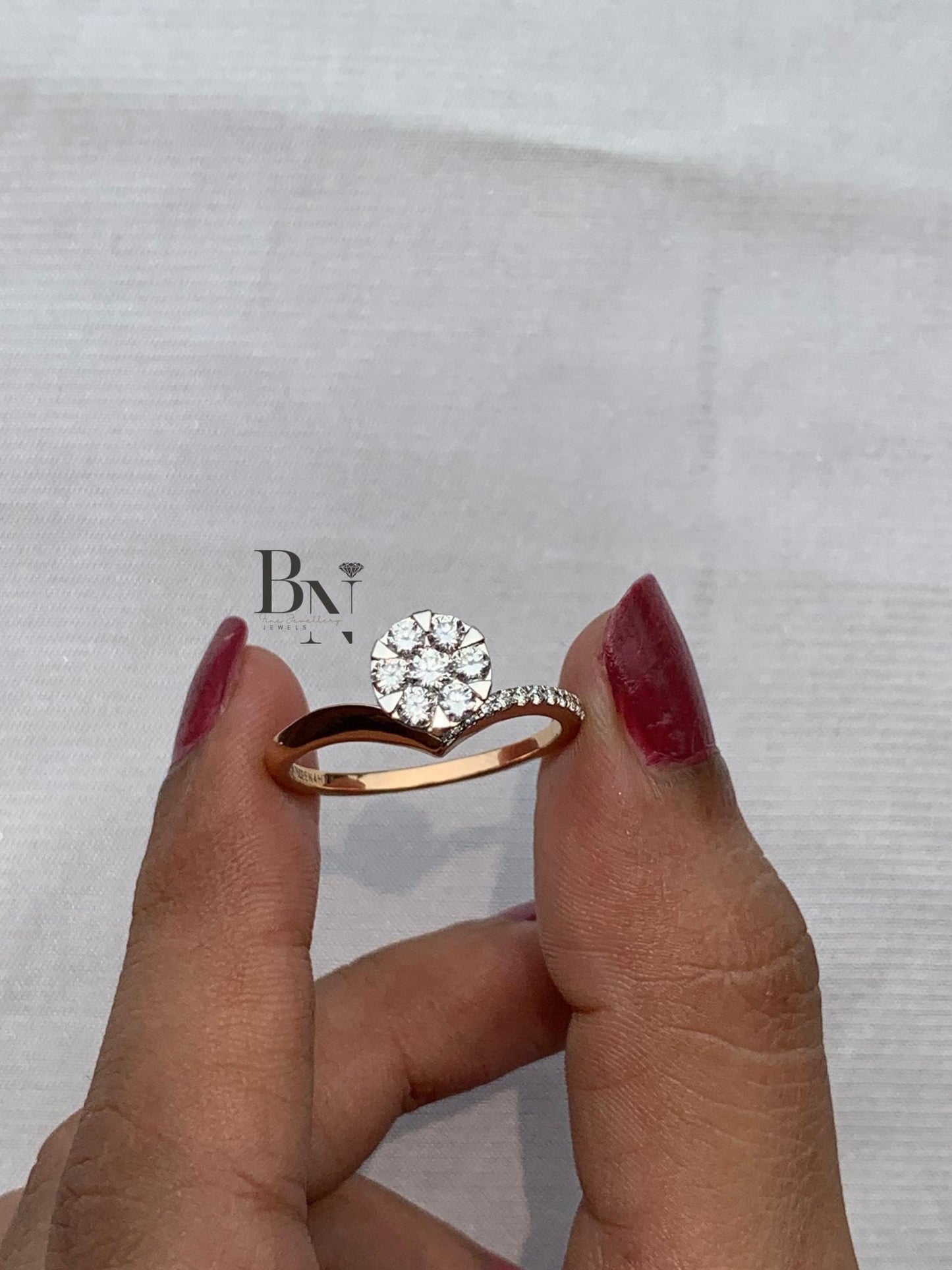 14K Solid Gold Lab-Grown Diamond Solitaire Ring – Engagement, Promise & Stacking Ring – Minimalist Vintage Bridal Gift