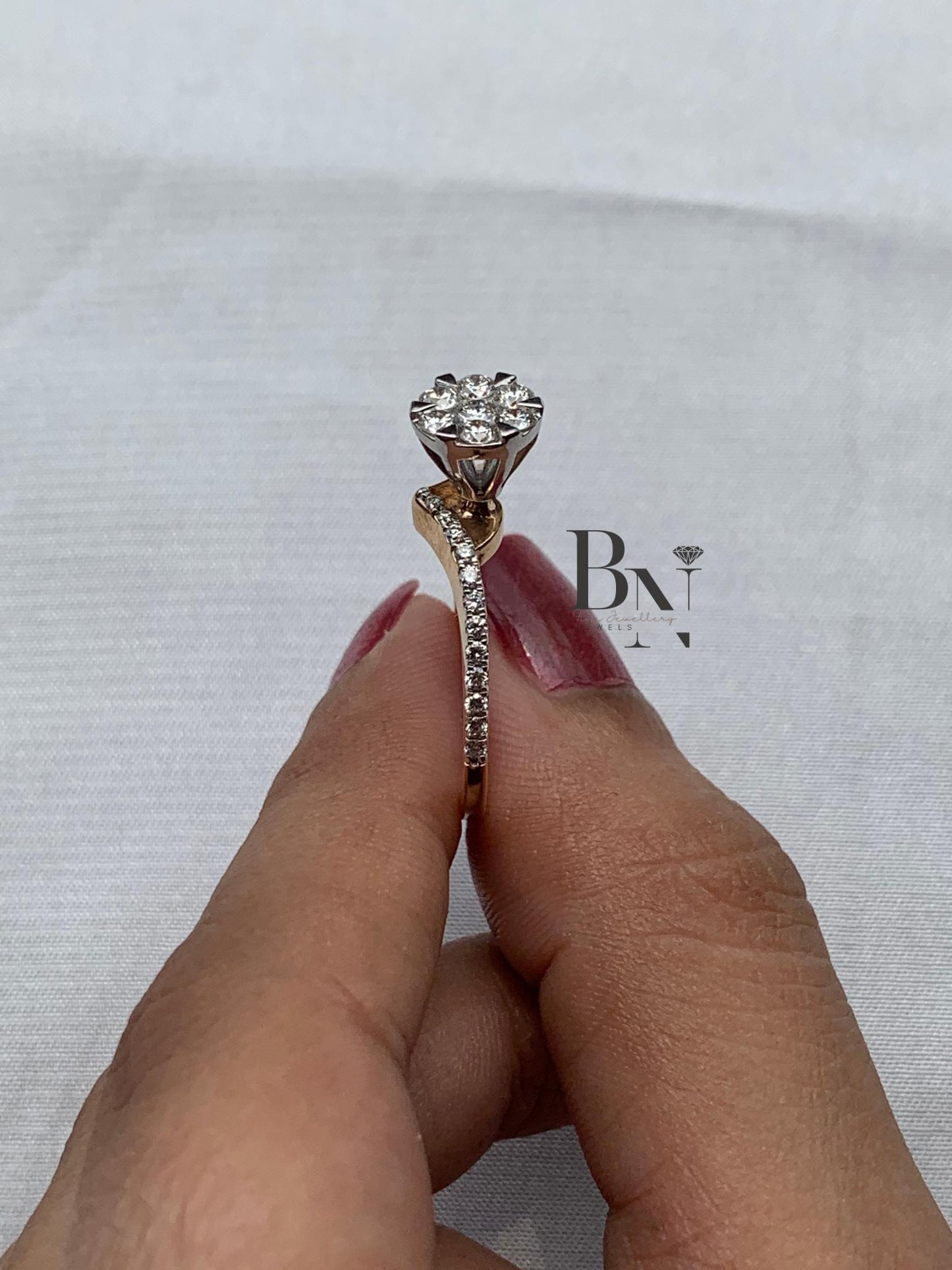 14K Solid Gold Lab-Grown Diamond Solitaire Ring – Engagement, Promise & Stacking Ring – Minimalist Vintage Bridal Gift