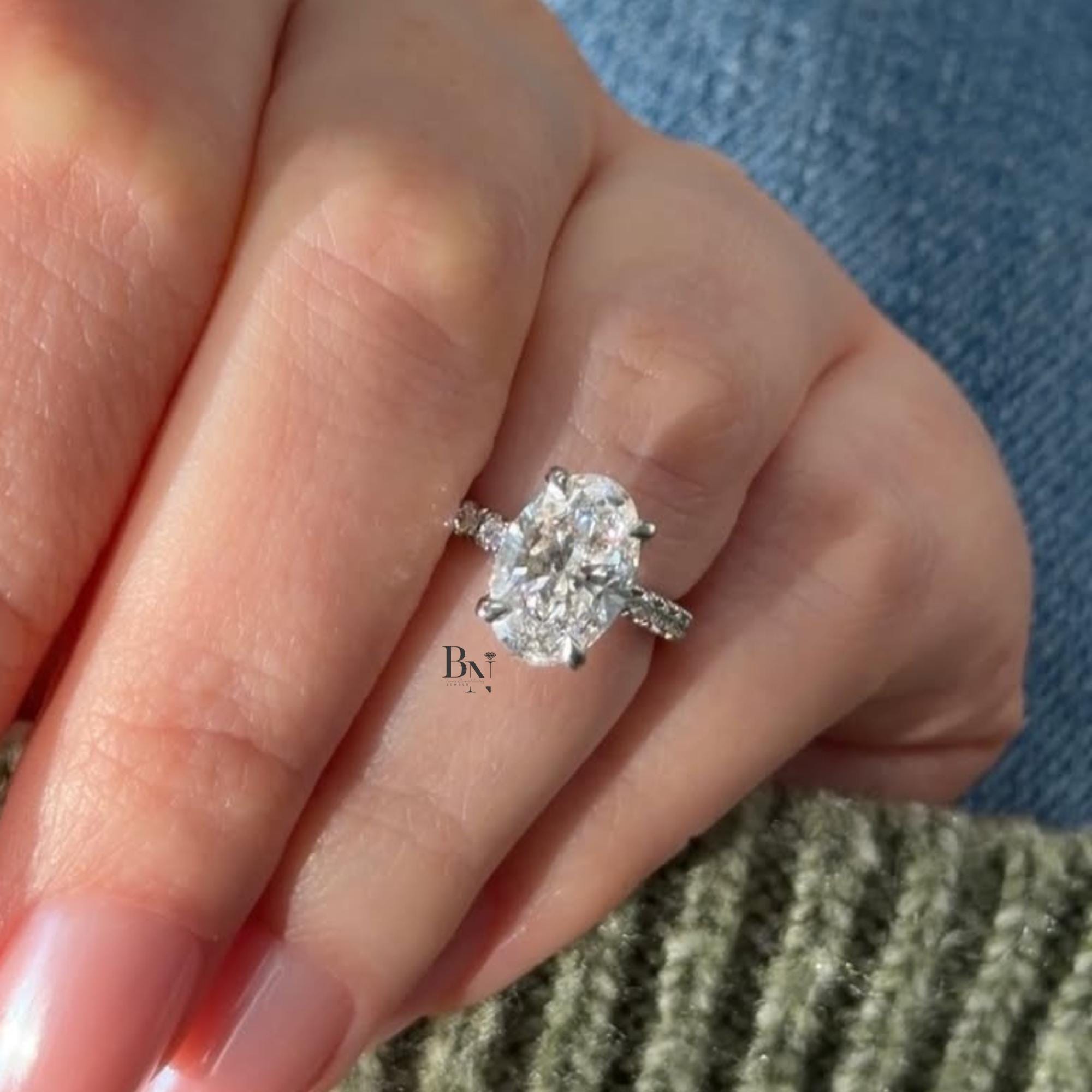 1.00ct Oval Lab Diamond Engagement Ring | Yellow Gold Bypass Solitaire | Semi Bezel Unique Modern Bridal Ring | Sculptural