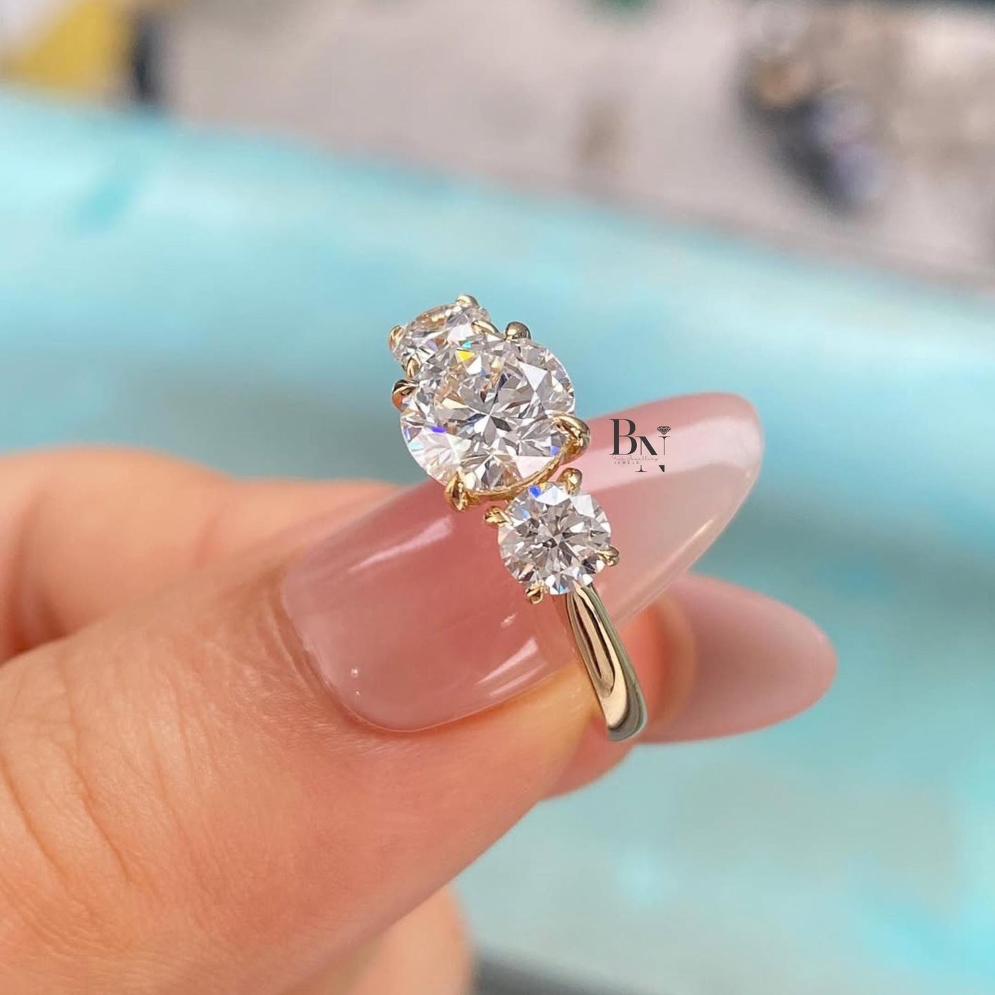 1.60 CTW Round Lab Diamond Halo Ring | 14K White Gold Pave Band | IGI Certified | Round Brilliant Proposal Gift | Type IIa